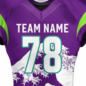 Venta al por Mayor de Camisetas de Fútbol Americano 2026 para Hombre, Uniforme de Equipo Personalizado, Anti-UV, Transpirable, 100% Poliéster, Impresión por Transferencia de Calor - Product Image 3