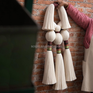 <span class=keywords><strong>Tapiz</strong></span> de pared <span class=keywords><strong>grande</strong></span> tejido a mano colgante <span class=keywords><strong>grande</strong></span> macramé borla decoración Boho tejido pared colgante arte nuevo regalo para el hogar - Product Image 4