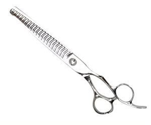 Ciseaux de barbier professionnels en acier inoxydable à dents plates, résistants à la chaleur, de haute qualité, pour effiler les cheveux, à long manche, 30 cm - Product Image 3