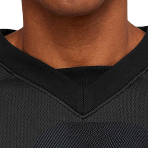 T-shirt de sport graphique surdimensionné pour homme, respirant, coupe ample, idéal pour l'entraînement et le fitness, noir - Product Image 3