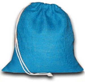 ถุงผ้าป่านจู๊ตแบบมีเชือกผูก ดีไซน์ทันสมัย พร้อมหน้าต่างใส พิมพ์ลายได้ตามต้องการ แบบพับได้ สำหรับใส่ของขวัญหรือสินค้า - Product Image 2