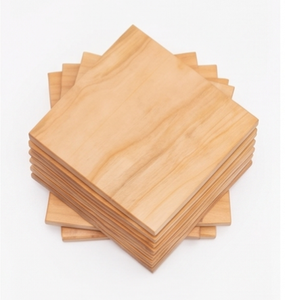 Square Walnut Wood <b>Coasters</b> With Natural Finished Perfect for Home Hotel Kitchenware Tableware Accessories and Elegant Dining - Product Image 4