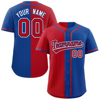 Maillots de baseball vierges à prix raisonnables pour la sublimation, uniformes d'équipes en maille imprimée, maillots de baseball personnalisés pour hommes avec broderie couleur