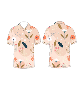 Camisa Polo con Estampado Floral Pastel para Hombre, Camiseta de Verano de Manga Corta, Cuello Casual con Botones, Transpirable y Ligera - Product Image 3