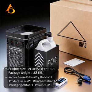เครื่องพ่นควันแนวตั้ง 3000W พร้อมไฟ LED ควบคุมด้วยรีโมท สำหรับงานอีเว้นท์ สร้างเอฟเฟกต์แสงสี - Product Image 6