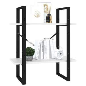 Librero Pequeño y Elegante de Madera Sintética Blanca, 23.6 pulgadas x 11.8 pulgadas x 27.6 pulgadas - Product Image 4