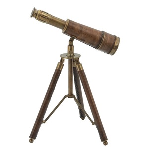Ornement inspiré du télescope nautique pour les arrangements de décoration nautique, les vitrines marines et les intérieurs côtiers - Product Image 4