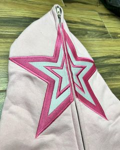 Custom Manufacturer Embroidery Hoodie <b>Rhinestone</b> <b>Jacket</b> Acid Wash Vintage Washed Men Fleece Streetwear Hoodie - Product Image 4