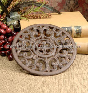 Artistic Decorative Metal <b>Trivet</b> For Dining Room Table Adding Beauty And Functionality To Home Meal Presentation - Product Image 2