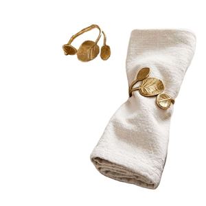 Anneaux de serviette en laiton antique de qualité supérieure conception de fil en métal pour la maison Restaurants hôtels Tables de fête mariages - Product Image 4