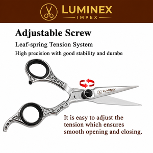 Navaja de Afeitar Recta Vintage Luminex Impex con Mango de Concha de Abulón y Acero al Carbono, Lista para Usar en Barberías y Salones - Product Image 3