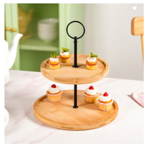 Customized Wooden Cake <b>Stand</b> Custom Wooden Cake <b>Stand</b> Fruit <b>Stand</b> Cake <b>Stand</b> Dessert <b>Display</b> Serving Gift Wedding Decoration Use - Product Image 3