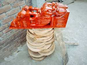 Hand carving Wooden <b>Elephant</b> for Home <b>Decor</b> - Product Image 2