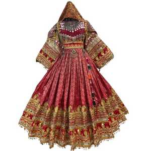 Nouvelle Arrivée Robes de Mariée Bohèmes Vintage Brodé Style Afghane et Pakistanaise Longues Coupe A-Line pour Femme Vente en Gros - Product Image 1