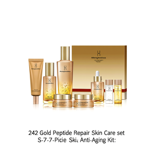 Ensemble de soins réparateurs pour la peau au peptide d'or 24 carats - Kit anti-âge 7 pièces - Product Image 2
