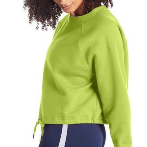 2024 High Quality Sweatshirts Custom Logo Cotton <b>Fleece</b> Heavy Weight Pullover Sweatshirt Lounge <b>Sweater</b> for Women - Product Image 2