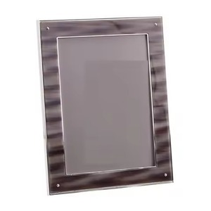Elegant Home Metal Glass Photo <b>Frame</b> Modern <b>Picture</b> Display Interior Accent Piece - Product Image 1