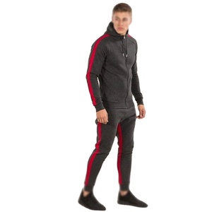 2025 Venta al por mayor Chándal de patrón sólido para hombres | Joggers personalizados y Conjunto de sudadera | Streetwear Gym Outfit 100% algodón transpirable - Product Image 1