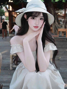 Custom <b>Vintage</b> Mini Bow Spaghetti Strap Chiffon off Shoulder Woven Daily Natural Waist <b>Dress</b> <b>for</b> OEM <b>Women</b> Summer Wear - Product Image 5