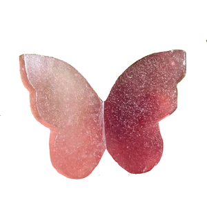 Vente en gros de quartz naturel fraise, ailes de papillon 3D sculptées dans le cristal, pierre énergétique, spécimen minéral de guérison, décoration de bureau - Product Image 1