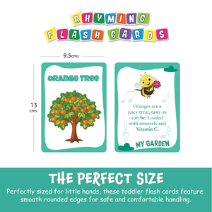 Tarjetas Educativas de Doble Cara MY GARDEN 28 de Biplob, Tarjetas de Aprendizaje Cognitivo y de Rimas con Imágenes - Product Image 3