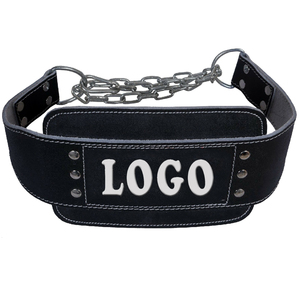 Cinturón de Cuero Ajustable con Logotipo Personalizado para Gimnasio, Cinturón de Inmersión para Entrenamiento Pesado, Cinturón de Cuero para Levantamiento de Pesas - Product Image 6