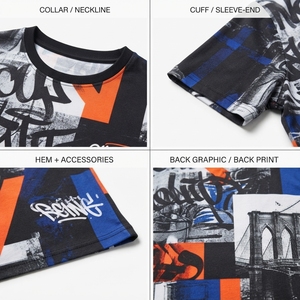 เสื้อยืดพิมพ์ลายทั้งตัวแบบซับลิเมชั่นสำหรับผู้ชาย เสื้อผ้าถักเนื้อผ้าคุณภาพสูง สไตล์สตรีทแวร์ กราฟิกที โออีเอ็ม เสื้อผ้าผู้ชาย - Product Image 4