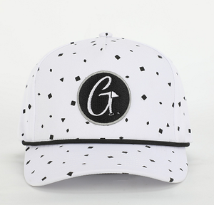 Gorra Deportiva de 5 Paneles Personalizada al por Mayor con Logotipo de Goma para Hombre y Mujer, Gorra de Poliéster de Alta Calidad con Cuerda OEM - Product Image 3