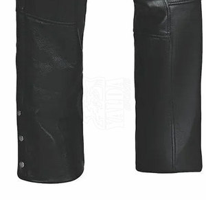 Cuissardes d'extérieur modernes en cuir véritable, légères, confortables, imperméables et durables pour la moto et l'équitation western - Product Image 4