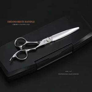 Juego de Tijeras para Adelgazar el Cabello, Acero Inoxidable 440C, para Diestros, Mango Largo, 30 Dientes, Uso Profesional - Product Image 3