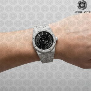 Reloj de Lujo para Hombre Charm Jewels, de Acero Inoxidable, 40 mm, Esfera Analógica, Visualización de Fecha, Cierre Oculto con Botón, Movimiento Mecánico 10 - Product Image 6