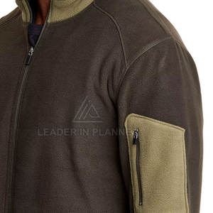 เสื้อแจ็คเก็ตฟลีซผู้ชายแบบแห้งเร็วสำหรับฤดูหนาว เสื้อแจ็คเก็ตฟลีซผู้ชายสำหรับออกกำลังกายในฤดูหนาวพร้อมกระเป๋าข้าง เสื้อแจ็คเก็ตฟลีซสำหรับฤดูหนาว - Product Image 4