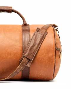 Luxury Leather Duffle <b>Bag</b> for Gym Travel <b>Weekend</b> Trips and Outdoor Activities Custom Leather <b>Bags</b> Manufacturer - Product Image 6