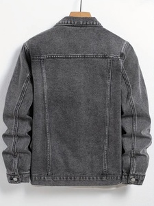 Wholesale Mens Clothing Fashion Denim Distressed Jacket for Men Custom with Patchwork with Logo <b>Top</b> Quality With Low Price - Product Image 2