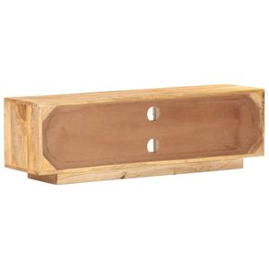 Mobile TV in Legno Massello di Mango Naturale 45,7 X 11,8 X 13,8 Pollici, Elegante Supporto per TV - Product Image 4