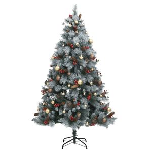 Albero di natale artificiale incernierato con 300 e palla Set 82.7 \ "decorazioni Festive - Product Image 4