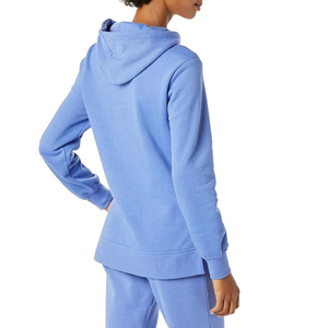 Sudadera con Capucha Azul Extra Grande, 100% Algodón, Felpa, Color Sólido, Diseño con Bolsillo, Casual, Manga Larga, Unisex, para Otoño - Product Image 4
