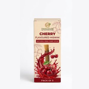 Palillo de Limpieza Dental Herbal con Sabor a Cereza, con Ingredientes Naturales para un Aliento Fresco, Dientes Saludables y Cuidado Bucal Diario - Product Image 2