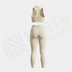 Ensemble de yoga pour femme, imprimé par sublimation, sexy, séchage rapide, vêtements de fitness, vêtements de sport, tenue de gym, tenue de pilates - Product Image 2