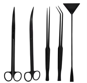 Herramientas Manuales de Acero para Limpieza de Acuarios, Tijeras para Plantas Acuáticas, Juego de Pinzas, Certificación CE Clase I - Product Image 2