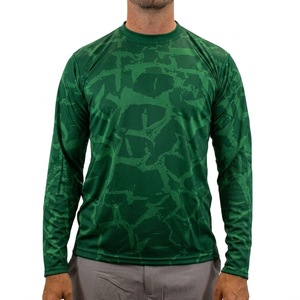 Camisa de Pesca Personalizada al por Mayor, Unisex, con Estampado Digital por Sublimación, Camuflaje, Manga Larga, Protección Solar UPF 50, Secado Rápido - Product Image 4