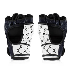 Gants de MMA Fairtex à demi-doigts avec fermeture auto-agrippante en cuir véritable, unisexes, sur mesure, de haute qualité, imprimés, pour le sparring et le grappling - Product Image 6
