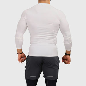 Maillot de compression personnalisé à manches longues avec logo surf, MMA, BJJ, sublimé, pour Jiu Jitsu, design Rash Guard, vente en gros - Product Image 4