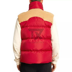 Vente en gros de gilets matelassés sans manches, vestes en duvet respirantes, gilets d'hiver pour hommes, matériau personnalisé pour garçons - Product Image 2