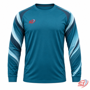 Mens Sports Long Sleeve T-<b>Shirt</b> Custom Breathable Lightweight Quick Dry Polyester/Cotton Summer Workout Tee Manufacturer - Product Image 1