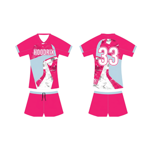 Ensemble short et maillot de rugby personnalisé pour femme – Tissu haute performance, écologique, anti-humidité, broderie 3D, uniforme de match d'équipe - Product Image 3