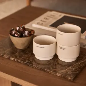 Bandeja Rectangular de Mármol Marrón Pietra, Bandeja Decorativa de Piedra Natural para Servir, Decoración de Hogar de Lujo - Product Image 4