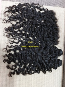 Precio al por mayor: Cabello virgen vietnamita 100% para ondas sueltas, rizadas, con encaje HD de película suiza y paquetes. - Product Image 3