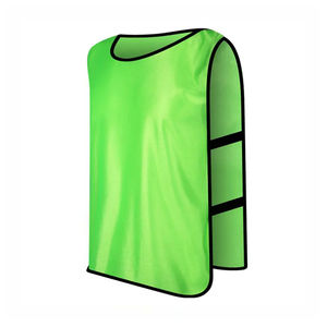 Chalecos de entrenamiento para equipos de adultos, los más vendidos, con número, de malla de poliéster, para partidos de práctica, corte automatizado, transpirables - Product Image 5