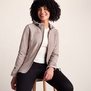 Veste Softshell à Capuche pour Femme, Légère, Coupe-Vent, Respirante, Zippée, Manteau d'Hiver d'Extérieur, Veste Imperméable 2026 - Product Image 4